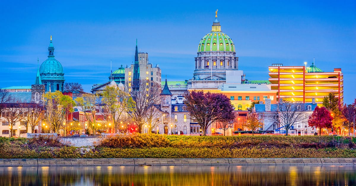 Harrisburg, PA skyline