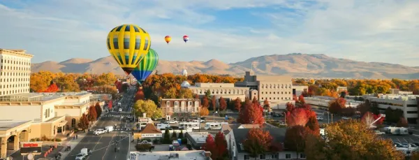A picture of the skyline in Carson City, NV.