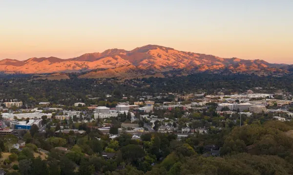 This is a picture of the skyline iWalnut, CA.