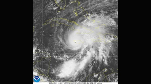 Verizon crews and emergency assets work to restore essential communication lines following Hurricane Melissa.